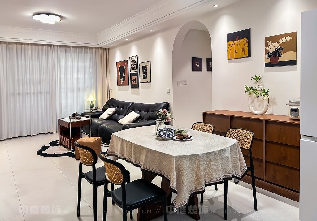 上水灣99㎡-奶油中古風